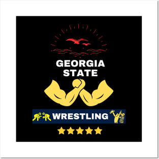 Georgia State wrestling Posters and Art